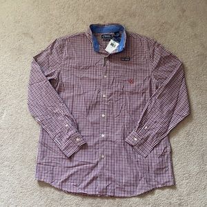 NWT Men’s Chaps long sleeve shirt, red, large